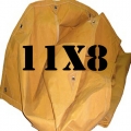 Lona Encerado Algodão 11x8 + ilhóses c/ 50cm